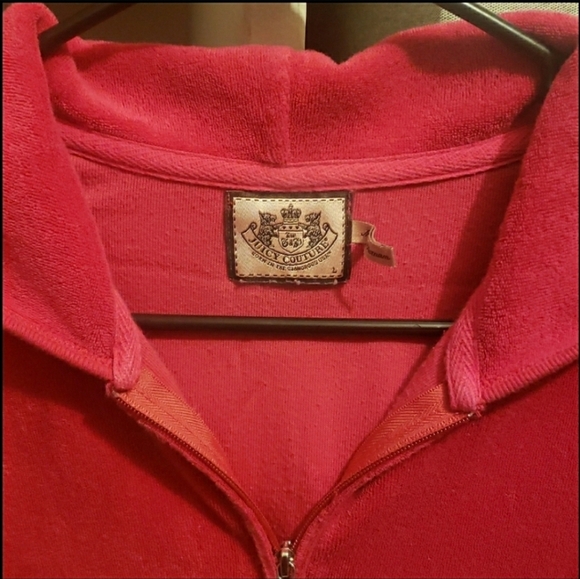 Juicy Couture Hot Pink Vintage Bling Hoodie - Picture 4 of 6